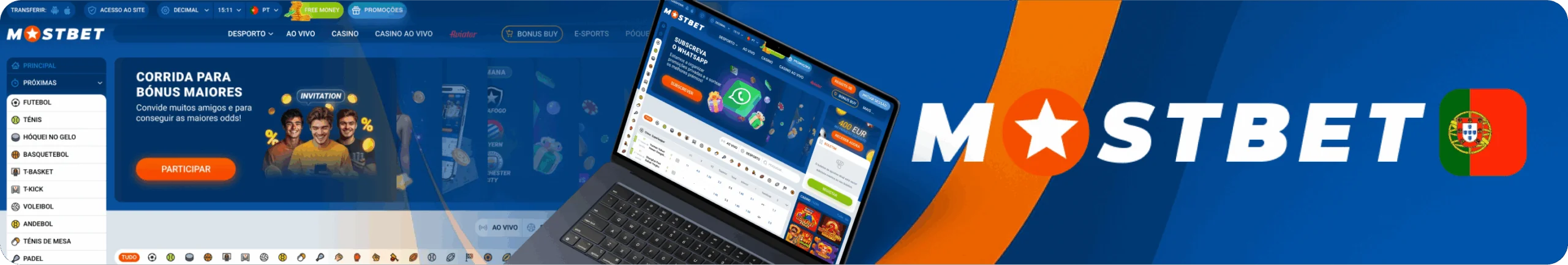 Mostbet Portugal – cassino e apostas online